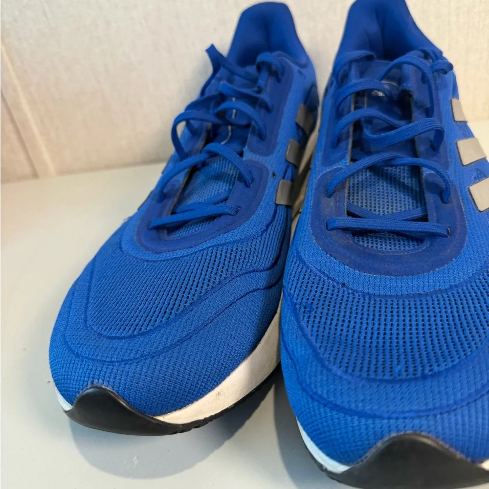Adidas Supernova Shoes‎ Men's Sized 12.5 Kansas Jayhawks Team Issued Blue EUC